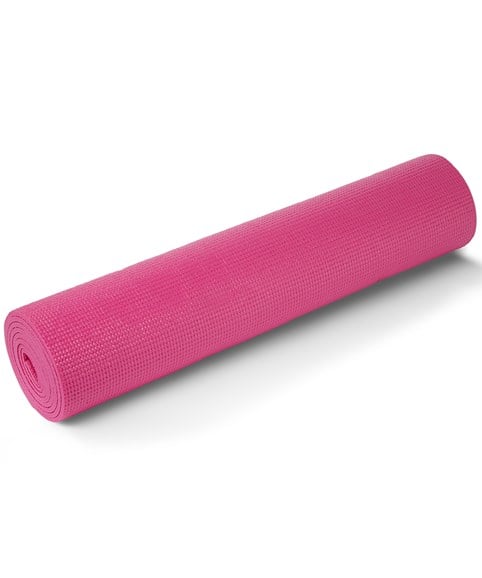 Tapis de yoga et de fitness TriDri® - Rose - Ajoutez votre design/logo