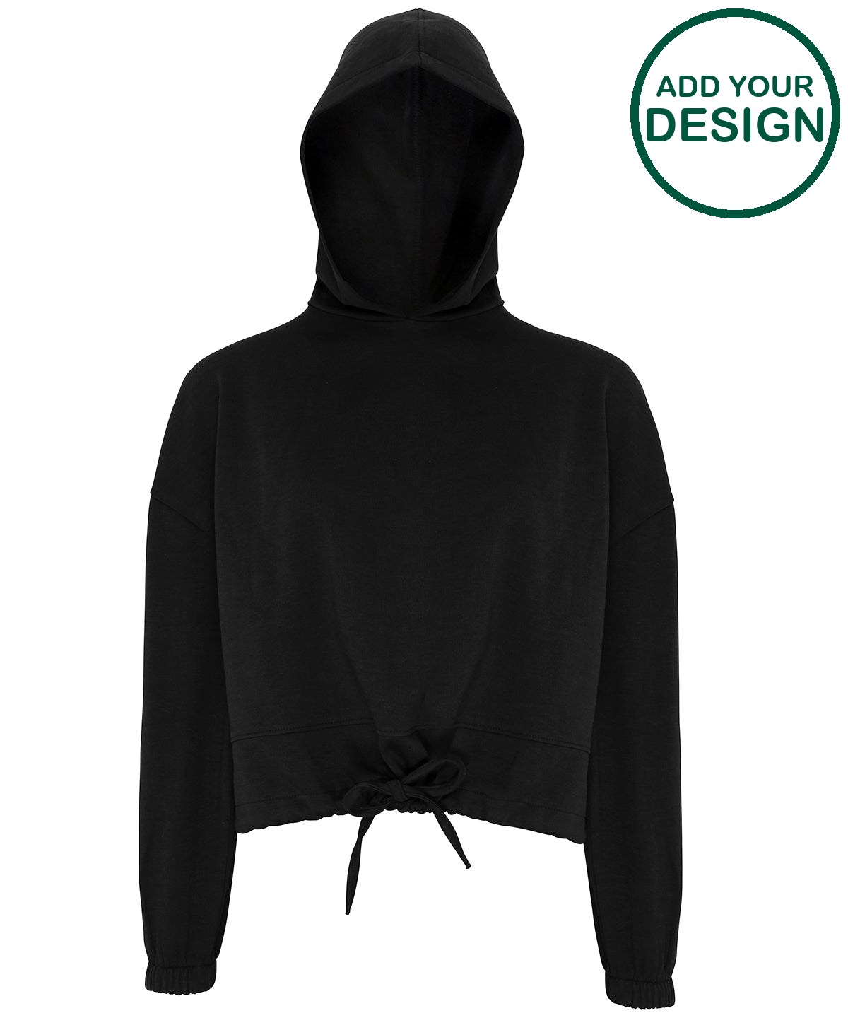 Women's TriDri® cropped oversize hoodie