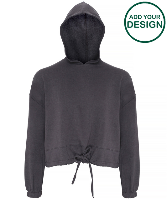 Women's TriDri® cropped oversize hoodie