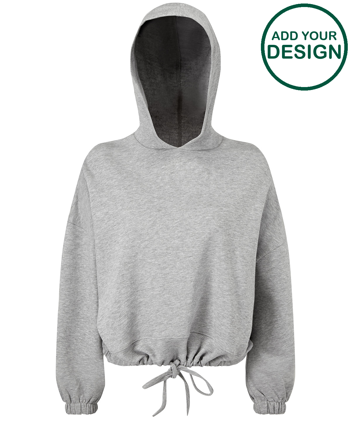 Women's TriDri® cropped oversize hoodie