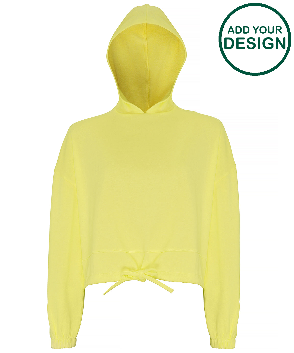 Women's TriDri® cropped oversize hoodie