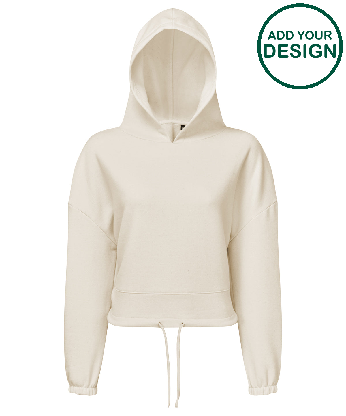 Women's TriDri® cropped oversize hoodie