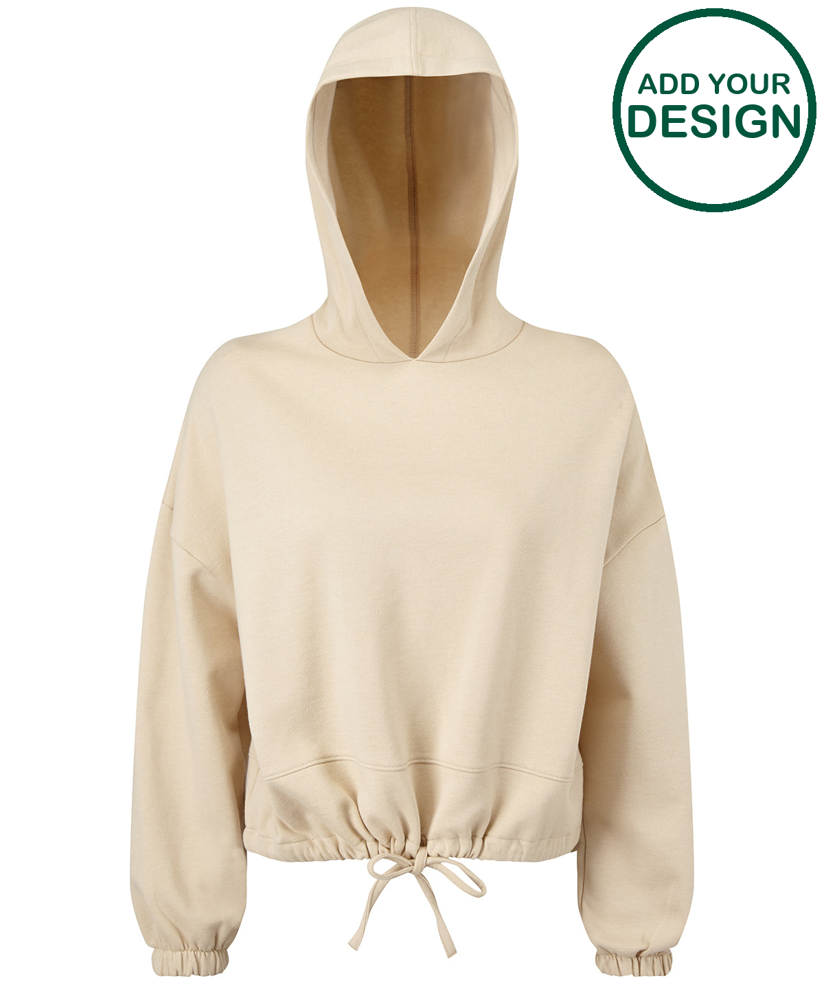 Women's TriDri® cropped oversize hoodie