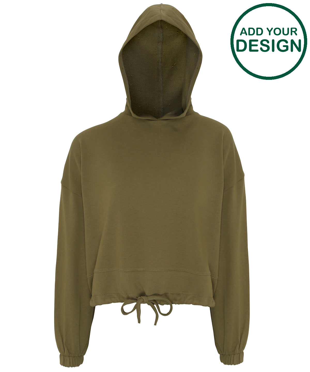 Women's TriDri® cropped oversize hoodie