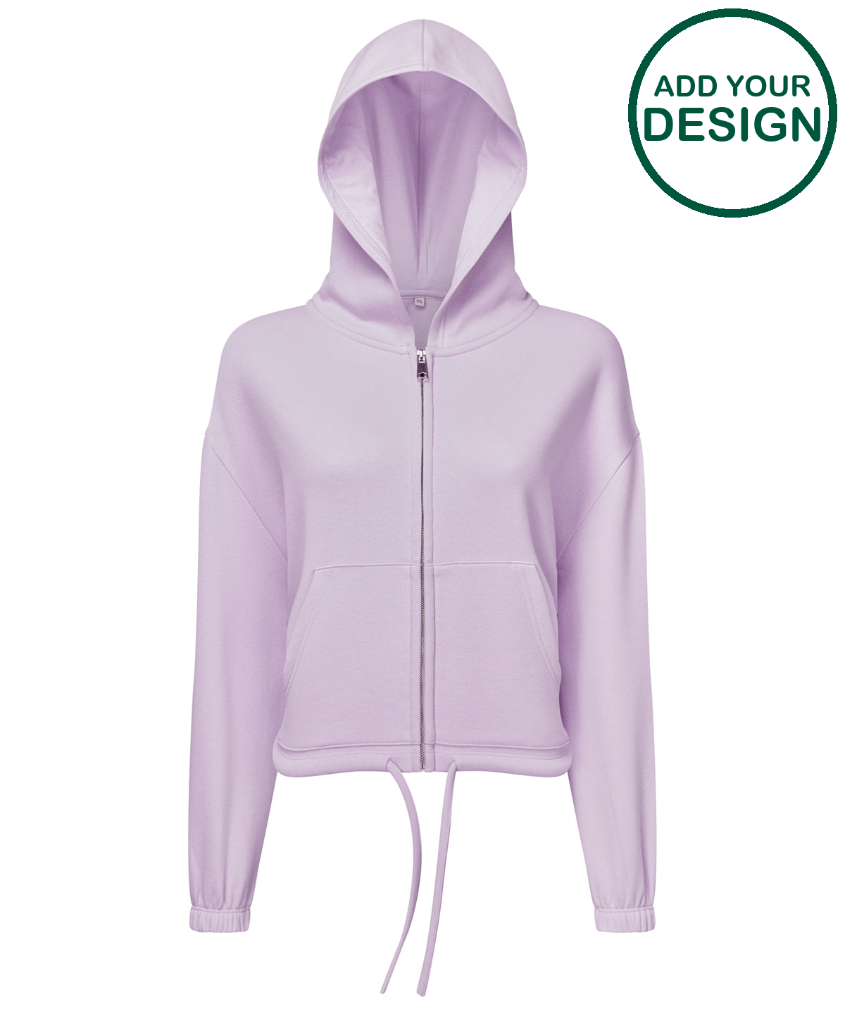 Womens TriDri® recycled drawstring full-zip hoodie