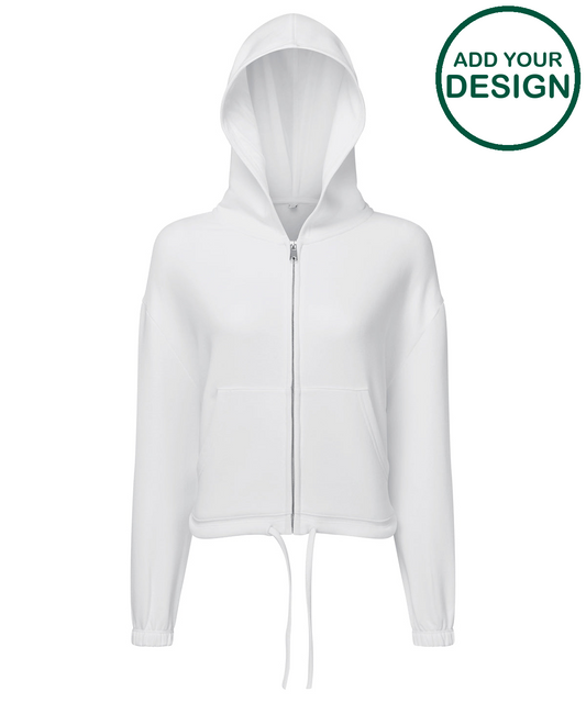 Womens TriDri® recycled drawstring full-zip hoodie