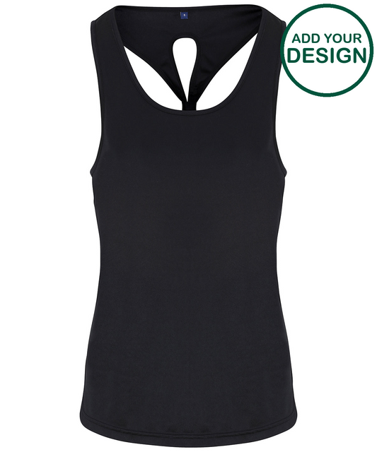Women's TriDri® yoga knot vest