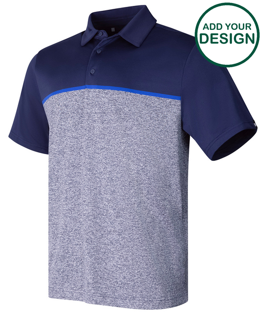 UA playoff 3.0 stripe polo LB  edge lit