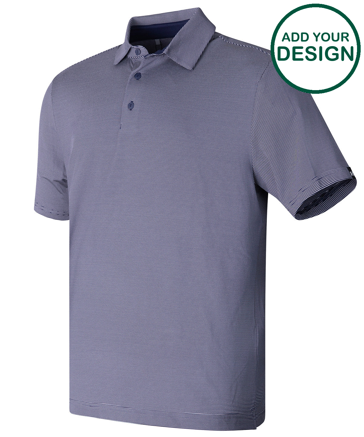 UA playoff 3.0 stripe polo LB  microstripe