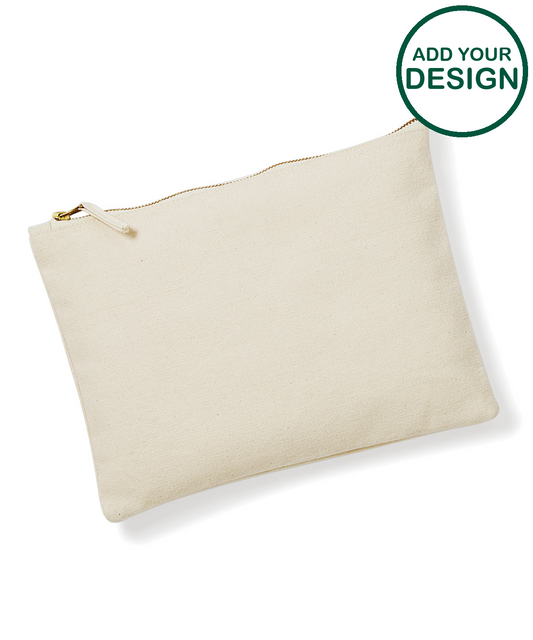 Canvas accessory pouch