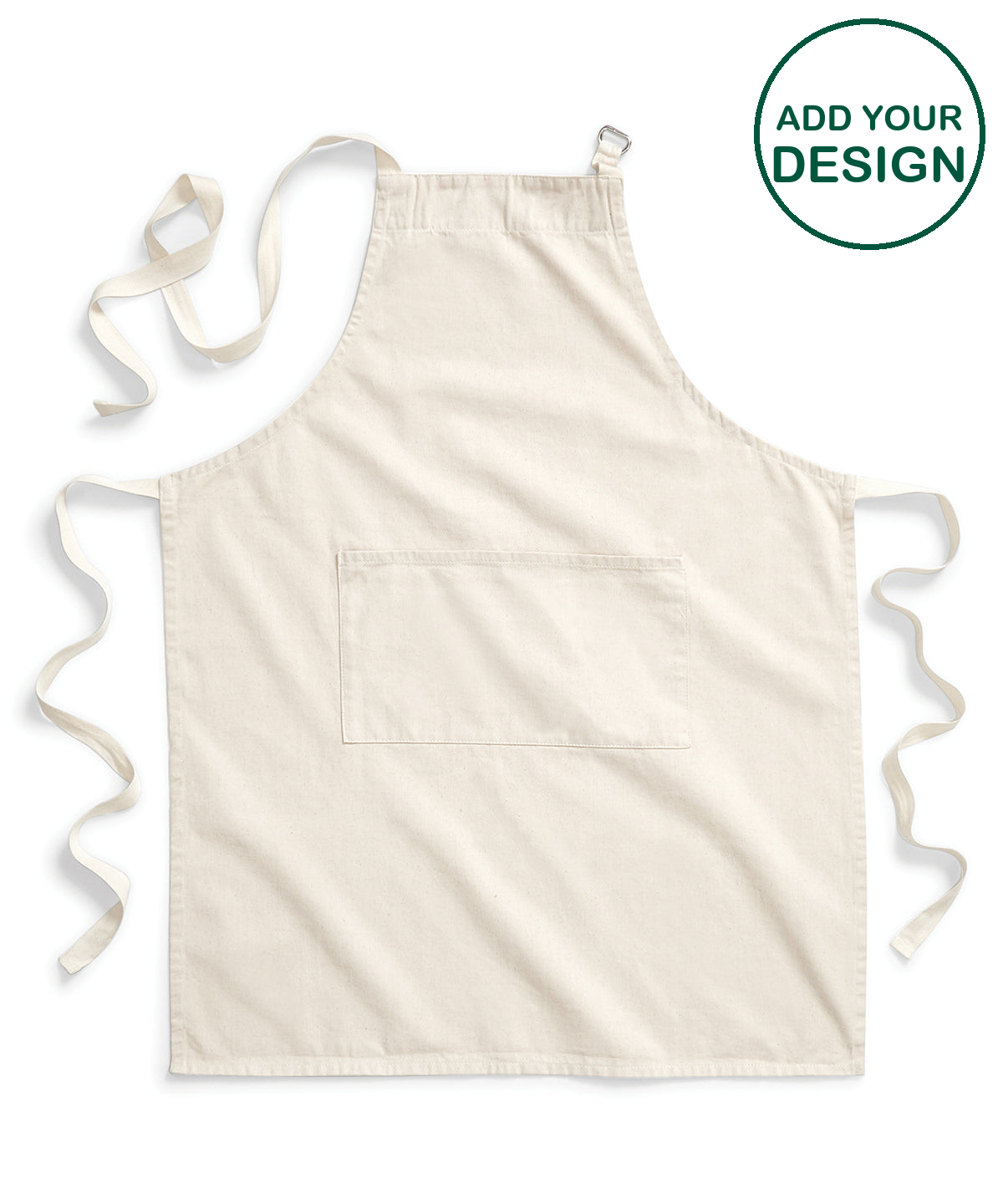 Fairtrade cotton adult craft apron