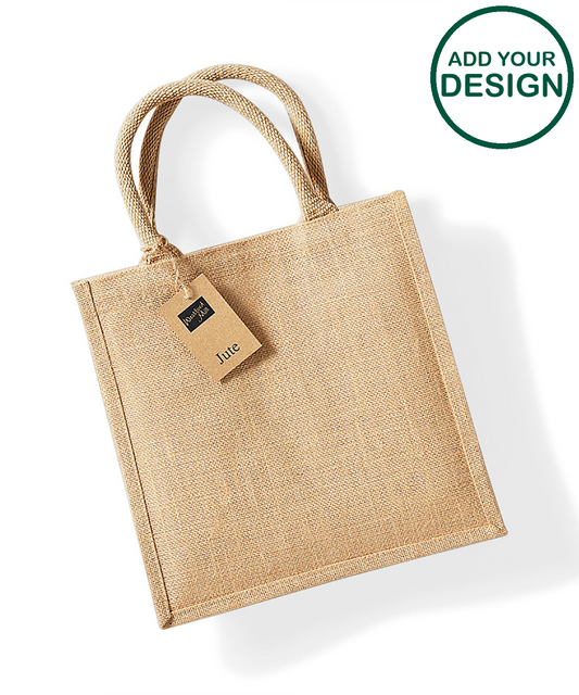 Jute midi tote