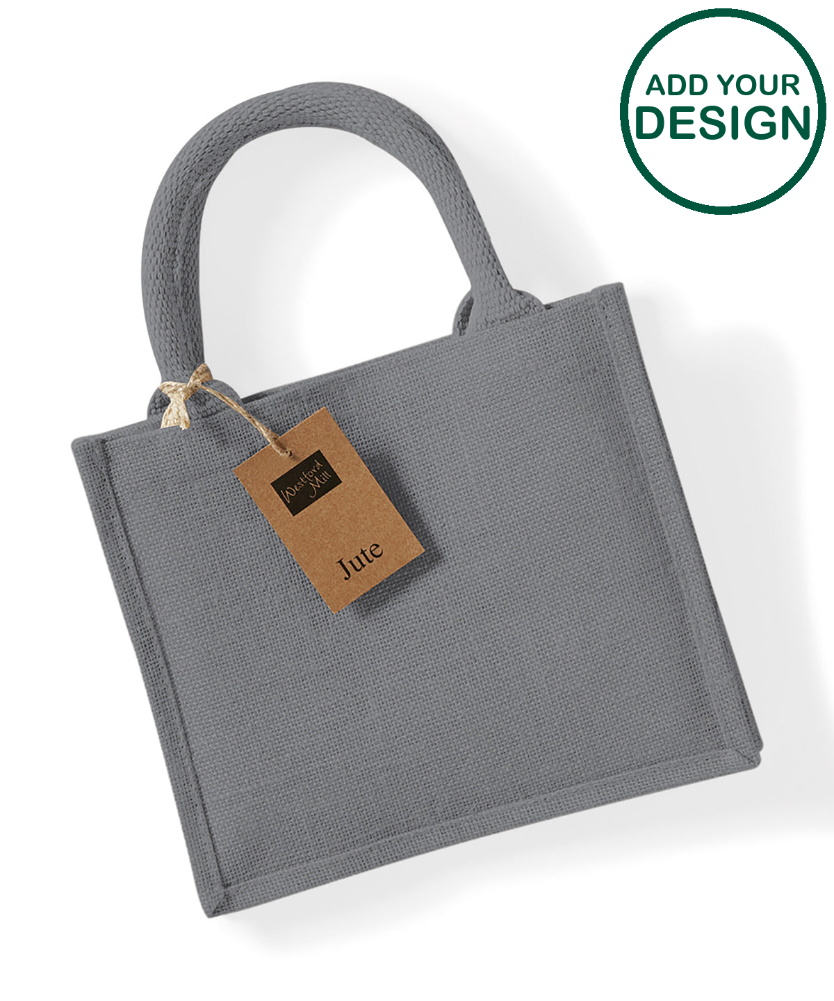 Jute mini gift bag