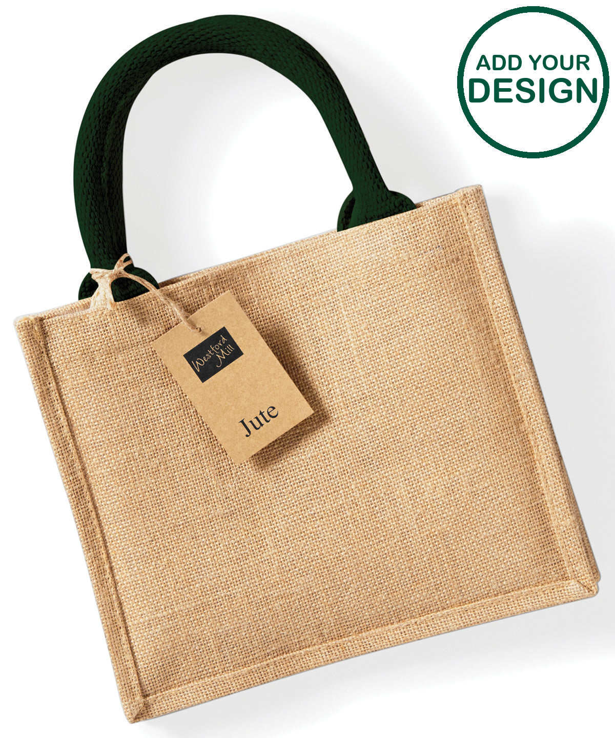 Jute mini gift bag