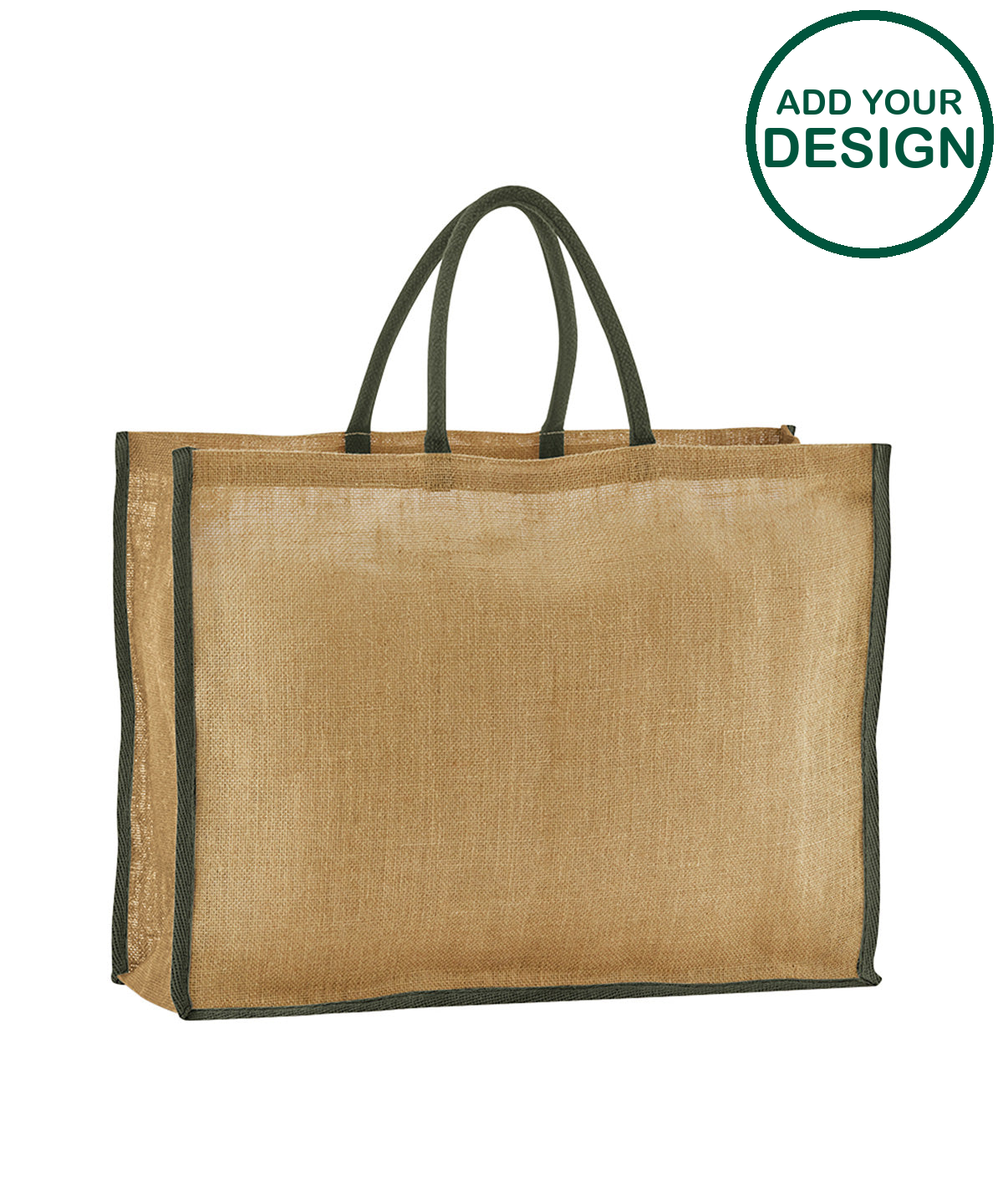 Natural starched jute market shopper