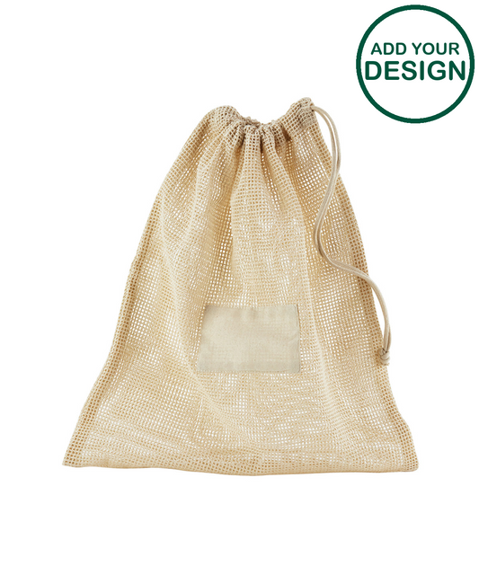 Organic cotton mesh sacks