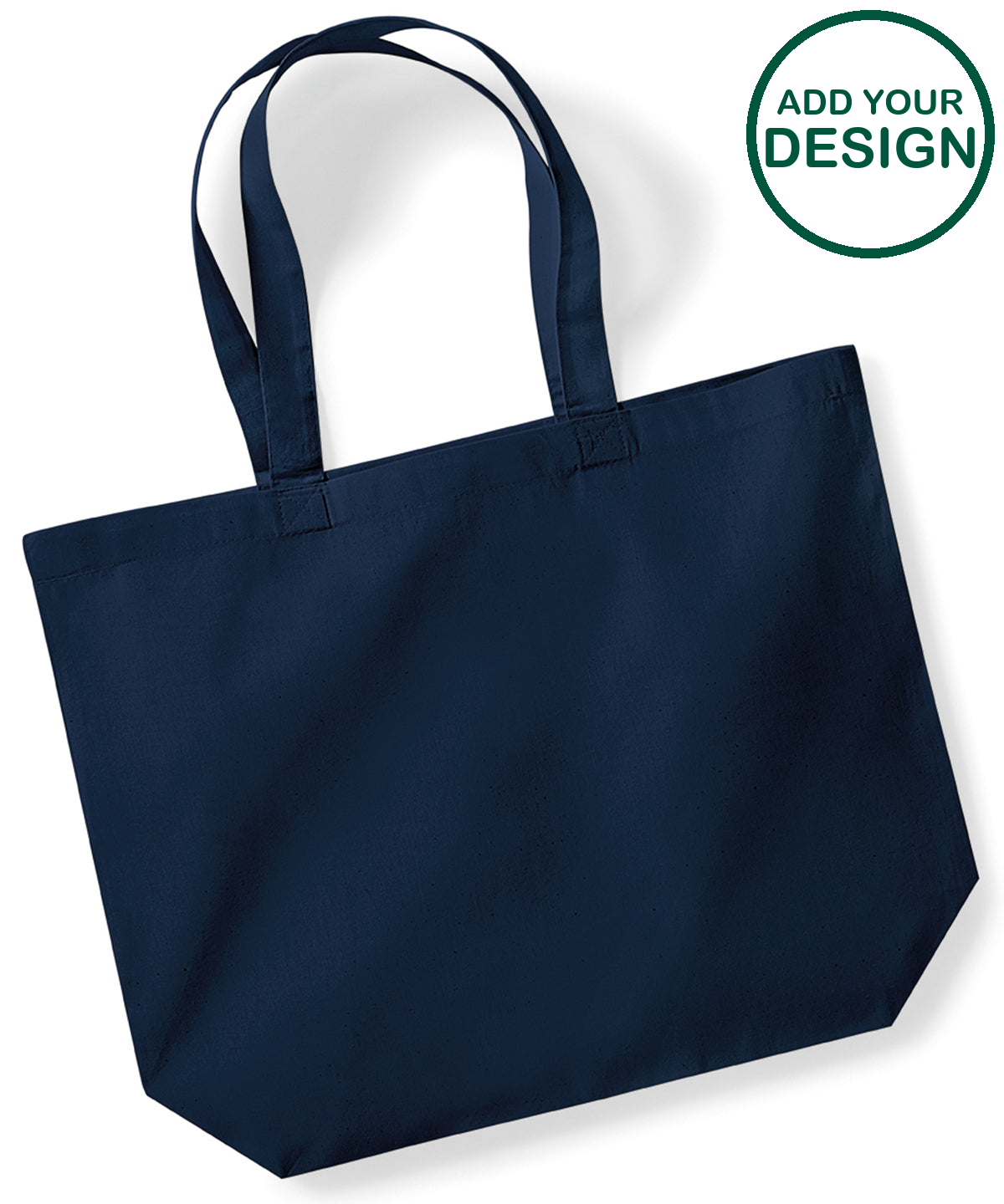Organic premium cotton maxi tote