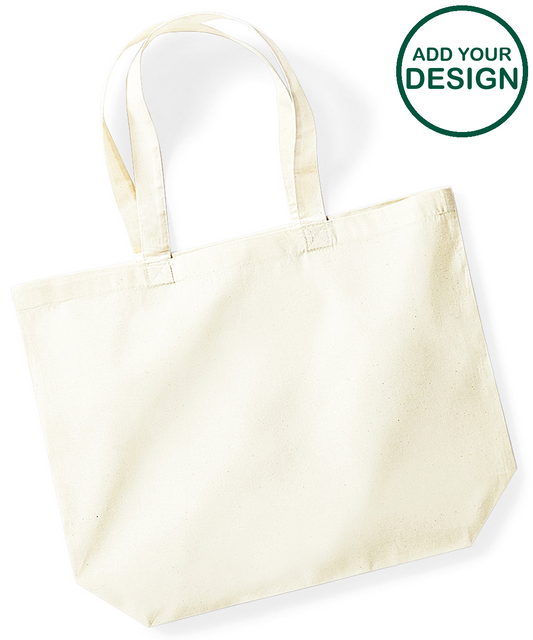 Organic premium cotton maxi tote