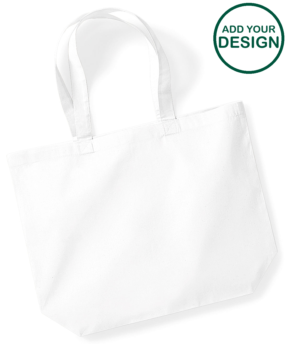 Organic premium cotton maxi tote