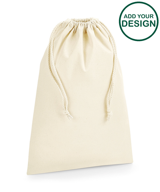 Organic premium cotton stuff bag