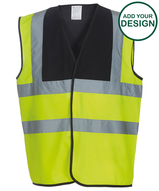 Hi-vis 2-band-and-braces waistcoat (HVW100)