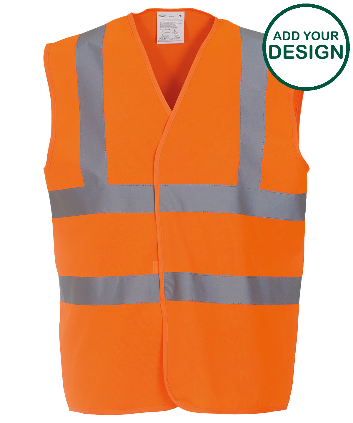Hi-vis 2-band-and-braces waistcoat (HVW100)