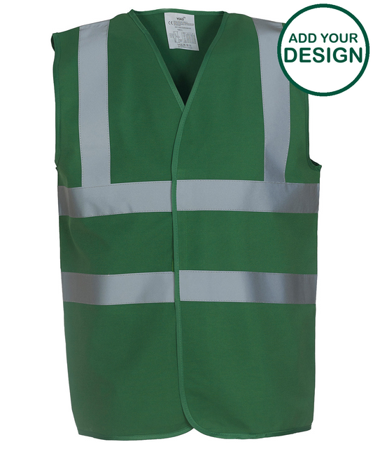 Hi-vis 2-band-and-braces waistcoat (HVW100)