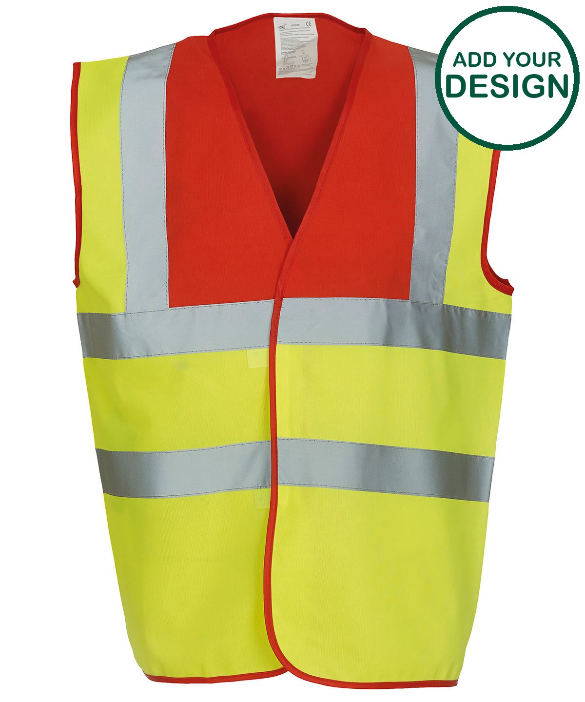 Hi-vis 2-band-and-braces waistcoat (HVW100)