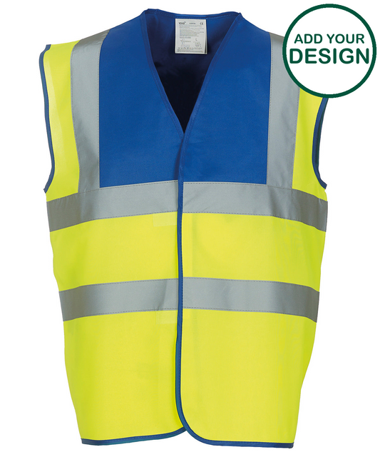 Hi-vis 2-band-and-braces waistcoat (HVW100)