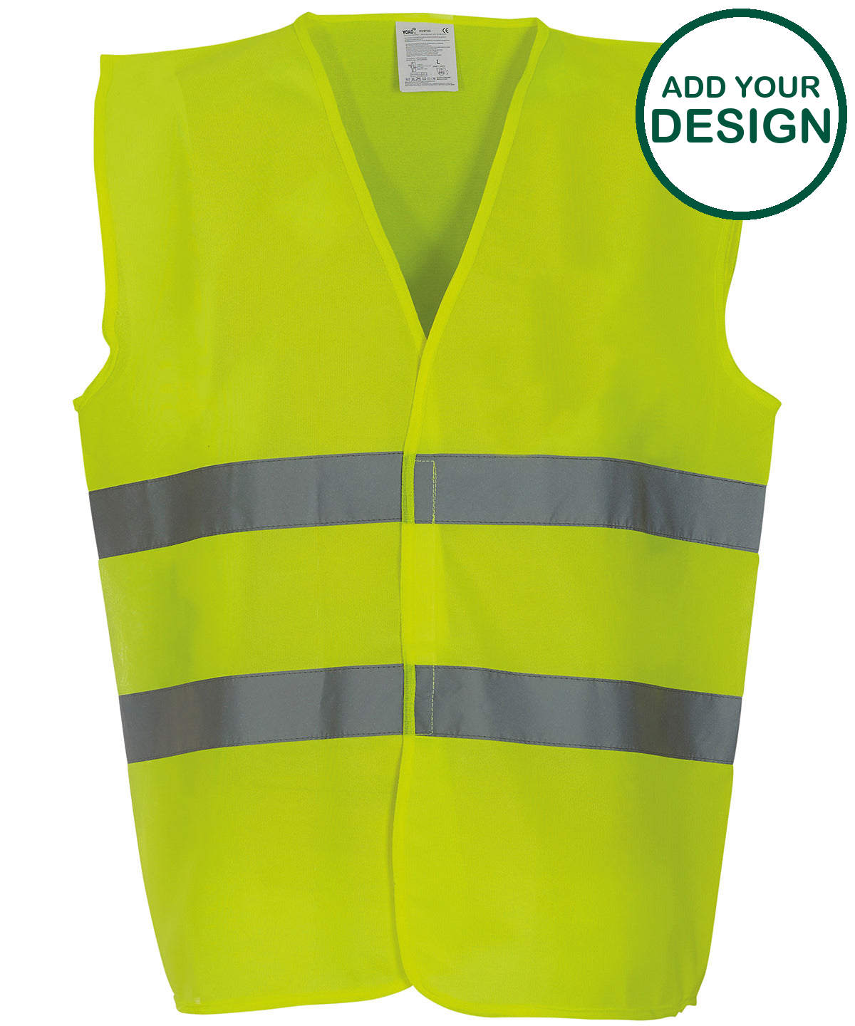Hi-vis 2-band waistcoat (HVW102)