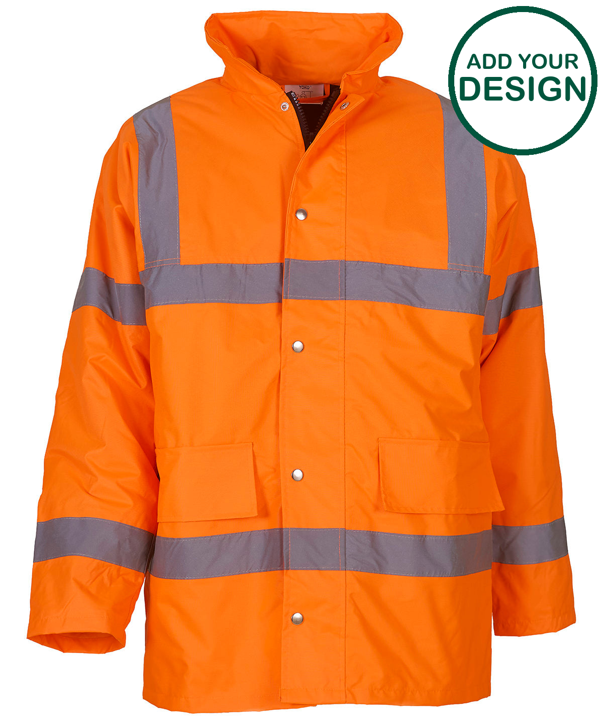 YK045 Hi-Vis Classic Motorway Jacket main image 1