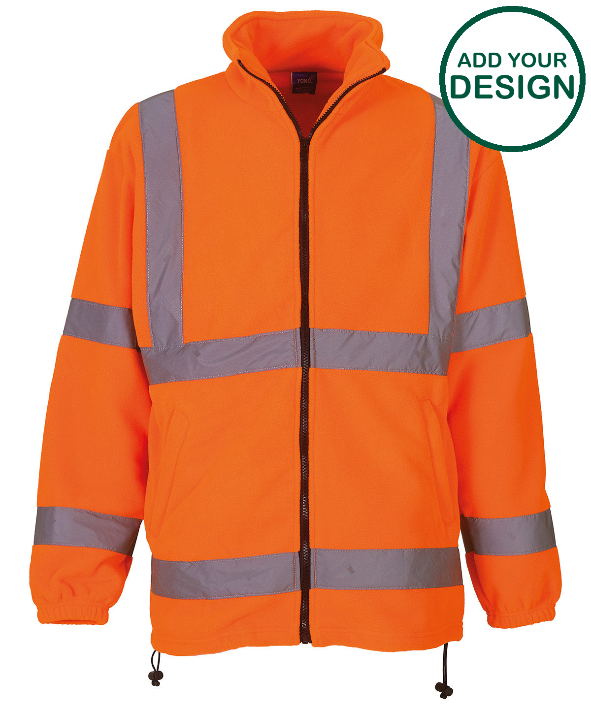 Hi-vis heavyweight fleece jacket (HVK08)