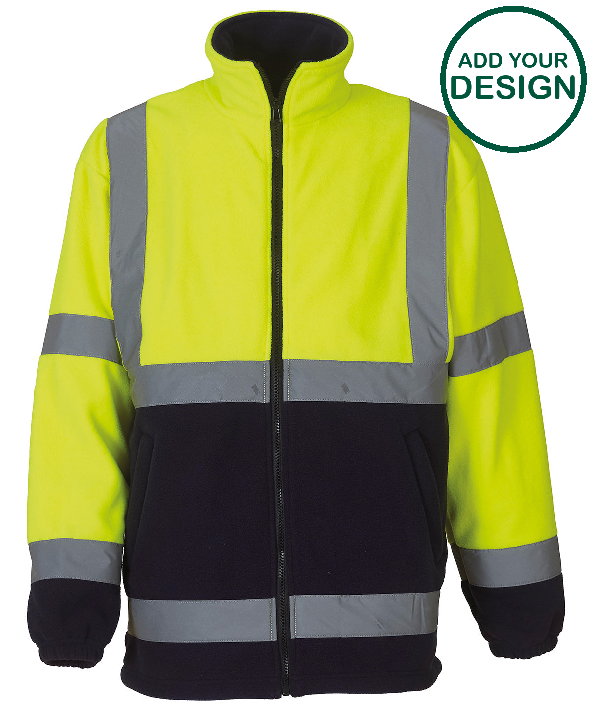 Hi-vis heavyweight fleece jacket (HVK08)