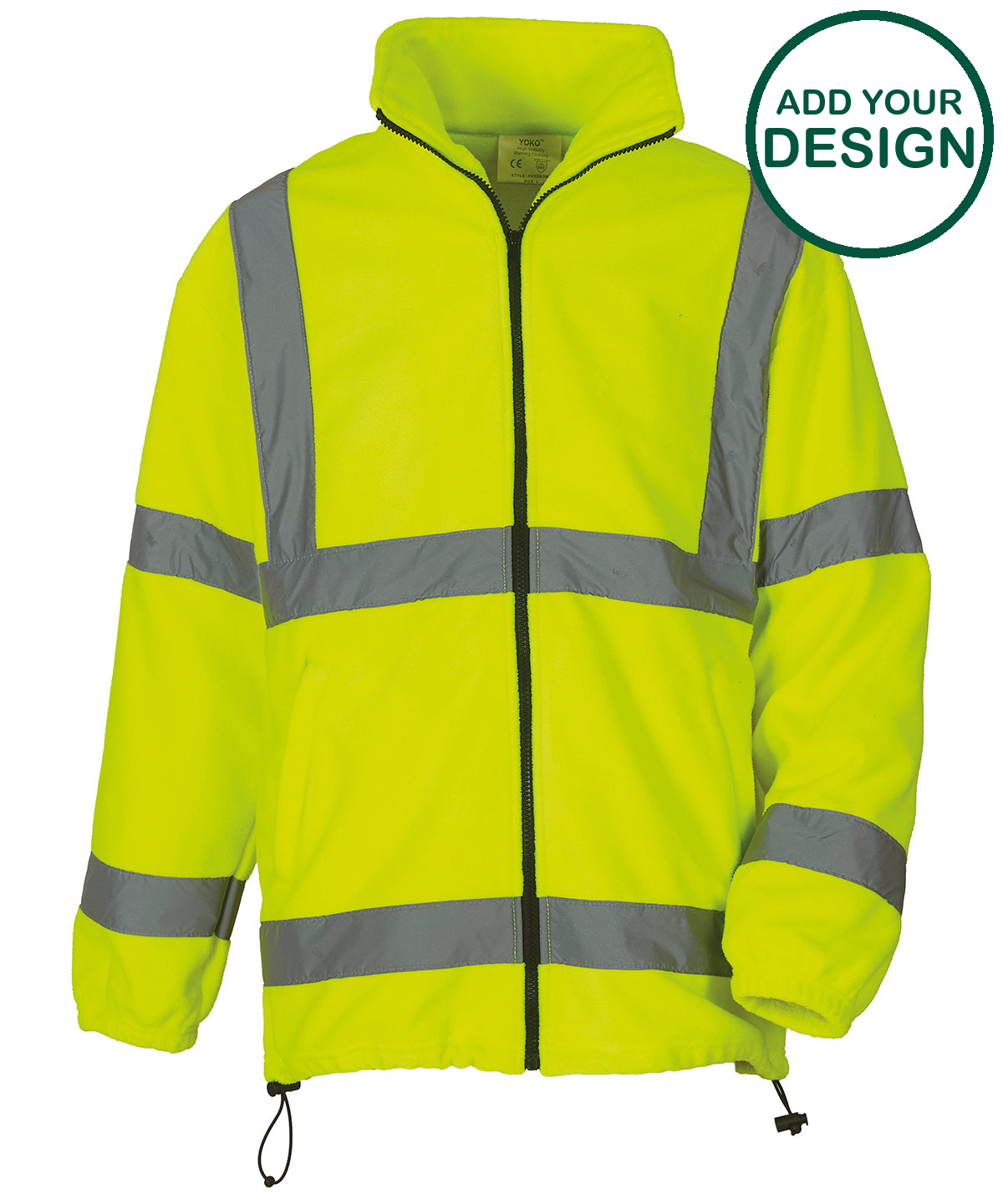 Hi-vis heavyweight fleece jacket (HVK08)