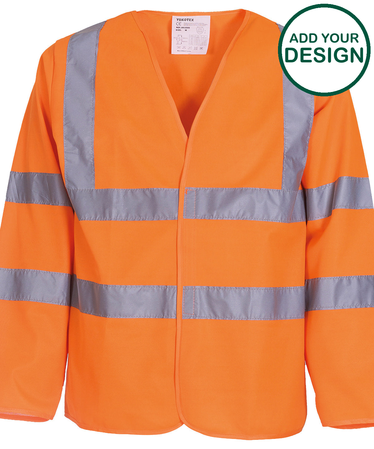Hi-vis long sleeve waistcoat (HVJ200)