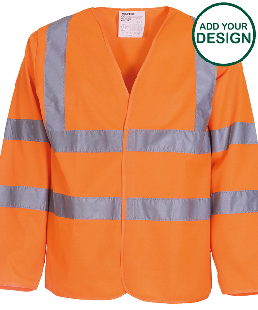 Hi-vis long sleeve waistcoat (HVJ200)