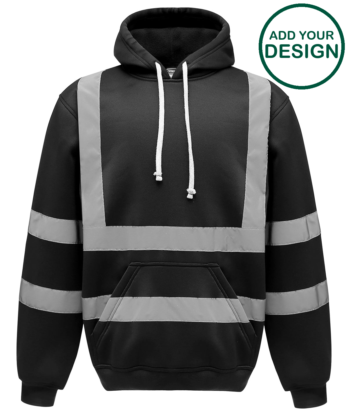 Hi-vis pull-over hoodie (HVK05)