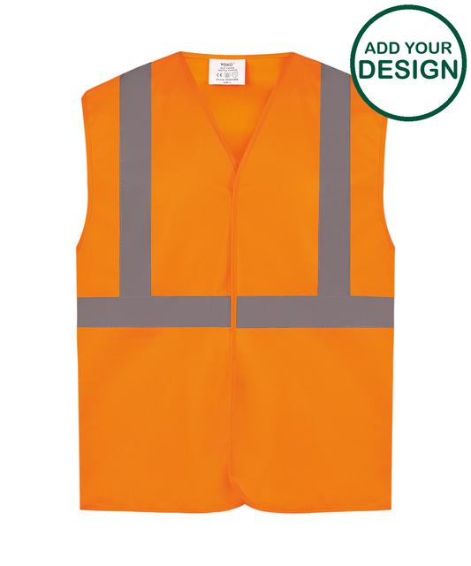Hi-vis railway waistcoat class 2 (HVW118PE)