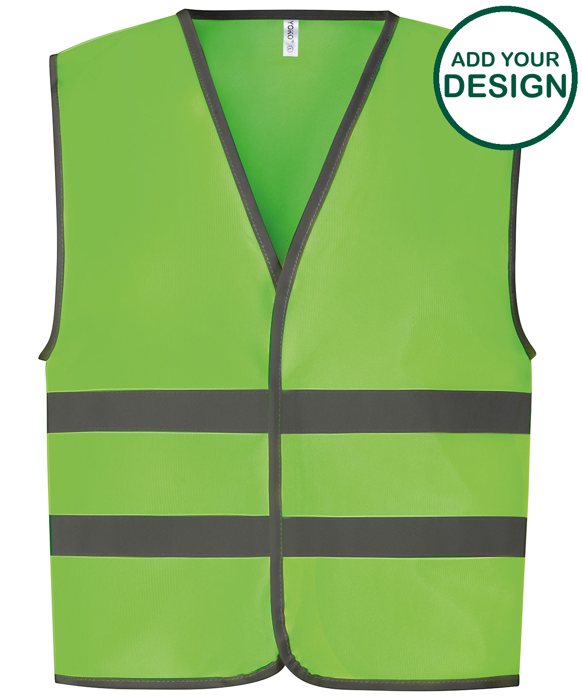 Hi-vis reflective border kids waistcoat (HVW102CH)