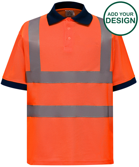 Hi-vis short sleeve polo (HVJ210)