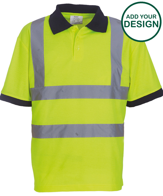 Hi-vis short sleeve polo (HVJ210)