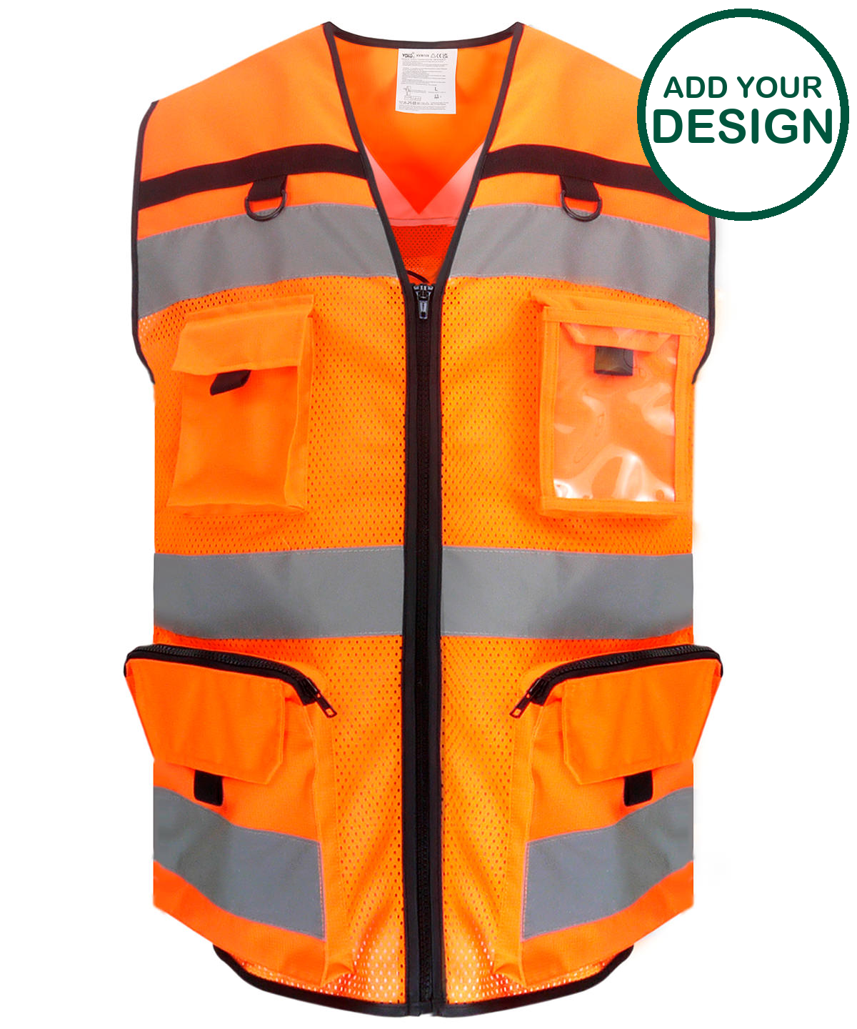 Hi-vis ripstop tool vest (HVW108)