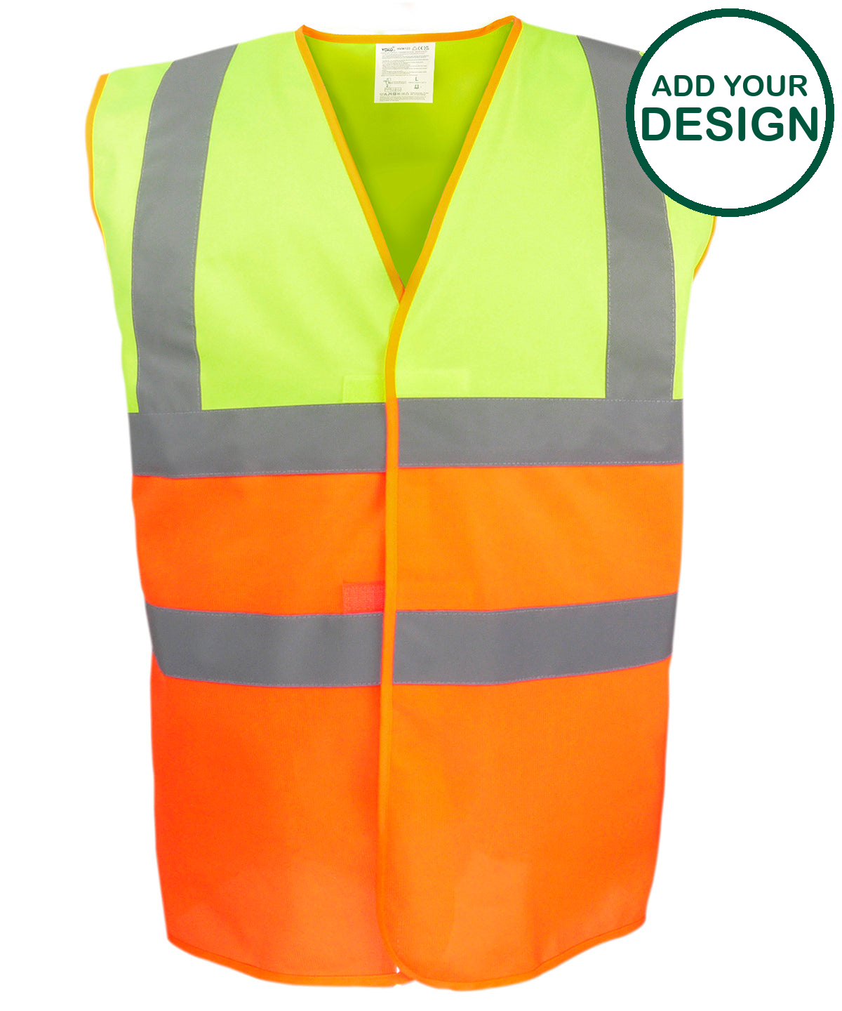 Hi-vis two-tone waistcoat (HVW122)