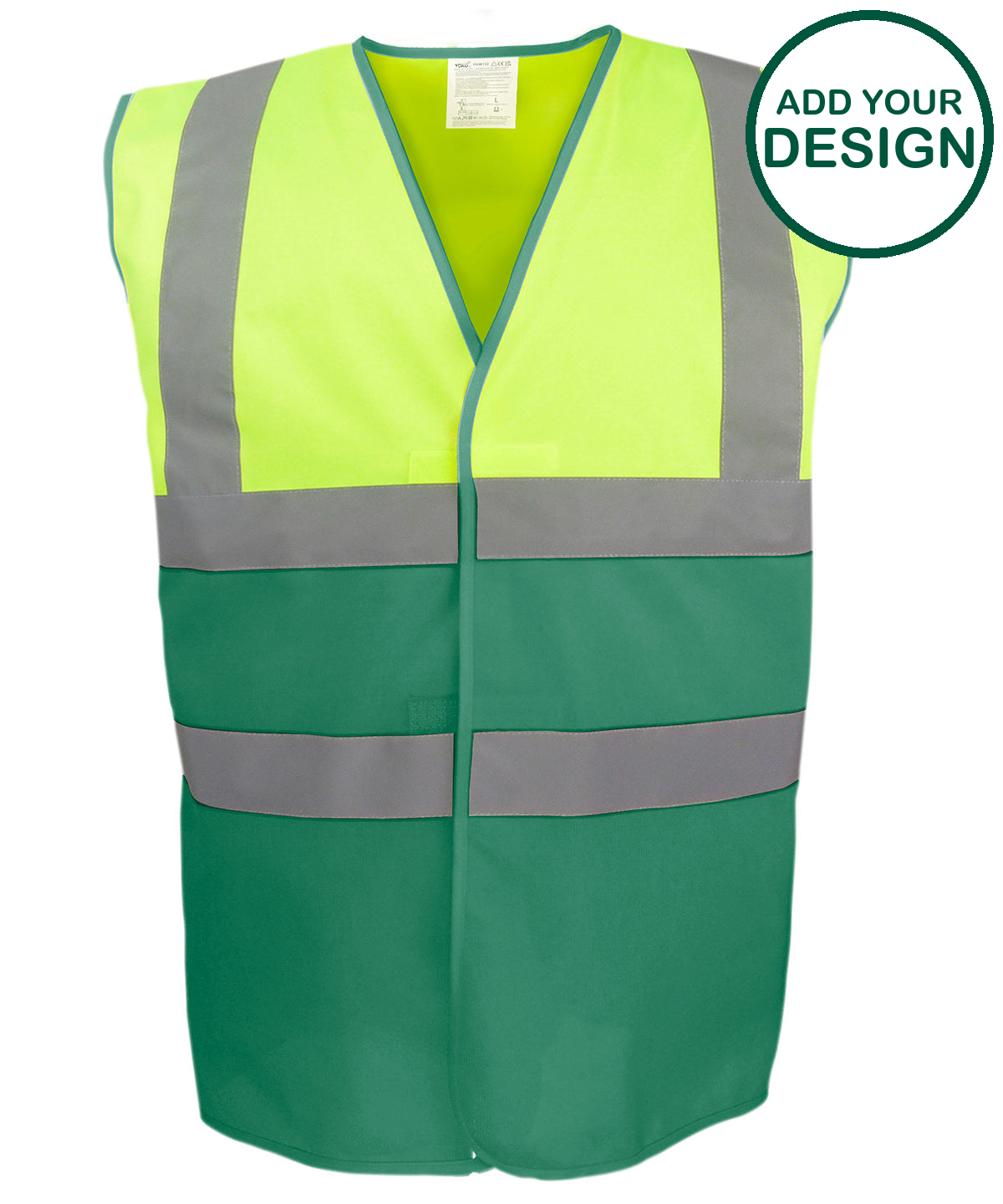Hi-vis two-tone waistcoat (HVW122)