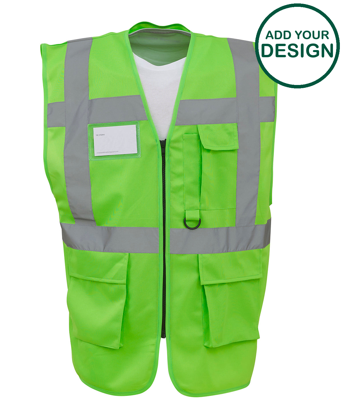Multifunctional executive hi-vis waistcoat (HVW801)
