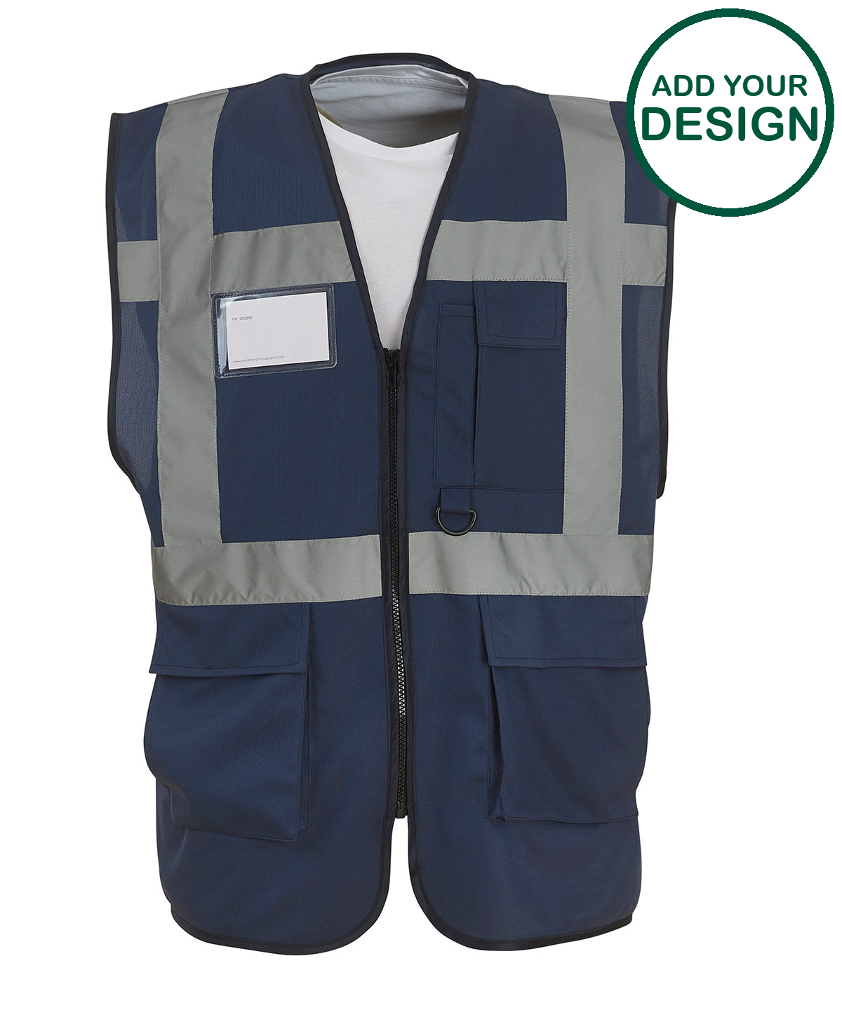 Multifunctional executive hi-vis waistcoat (HVW801)