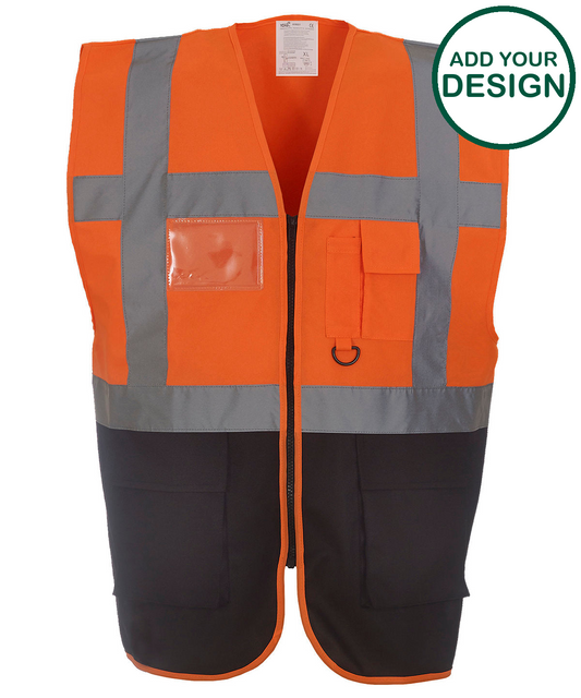 Multifunctional executive hi-vis waistcoat (HVW801)
