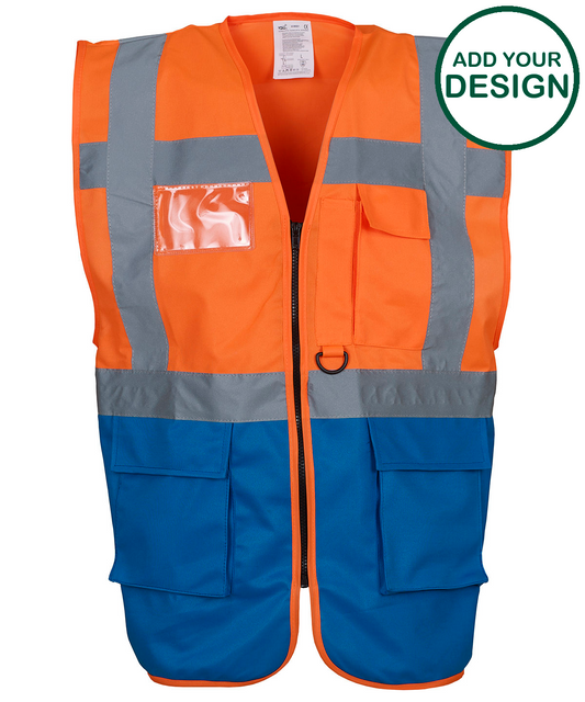 Multifunctional executive hi-vis waistcoat (HVW801)