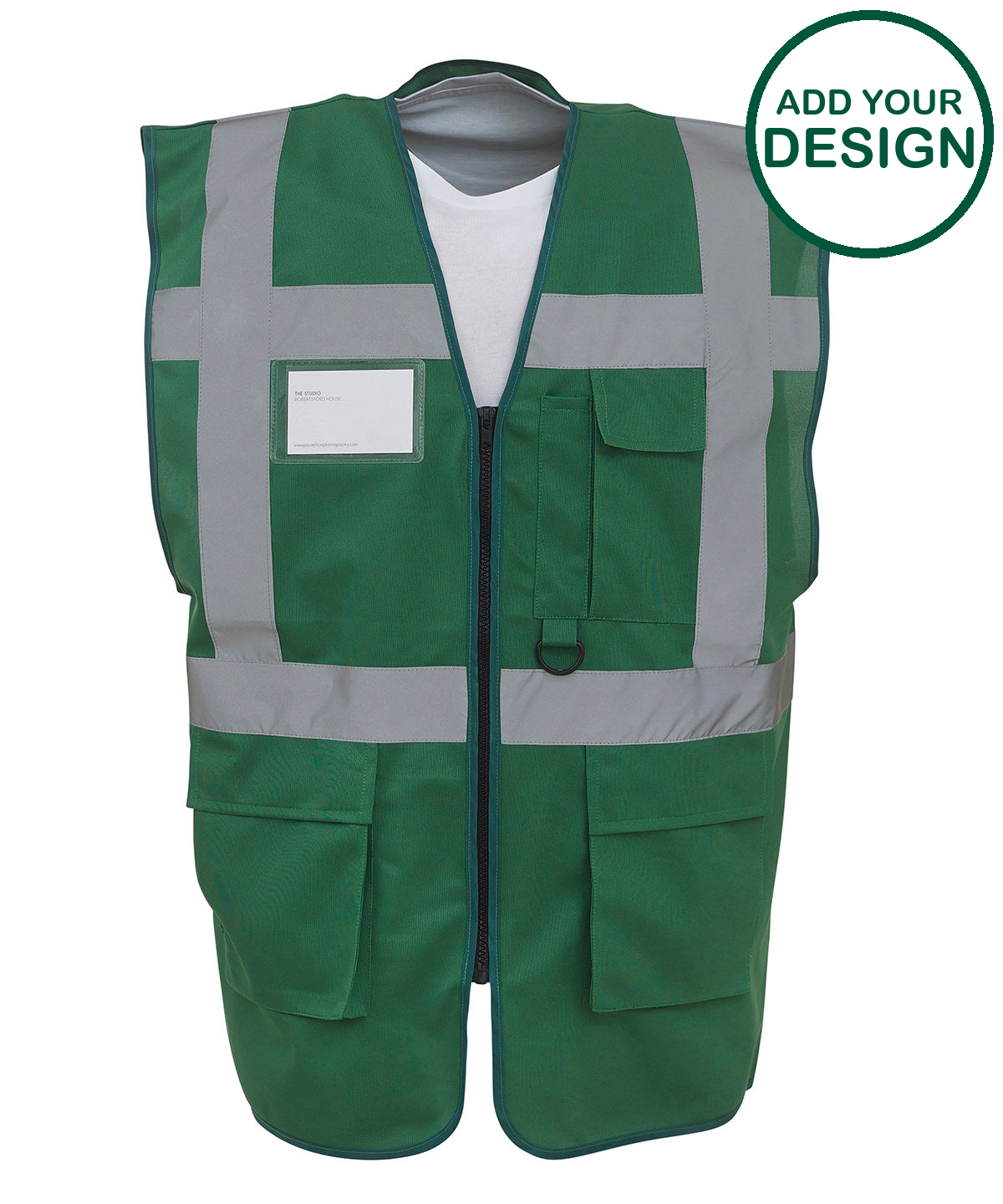 Multifunctional executive hi-vis waistcoat (HVW801)