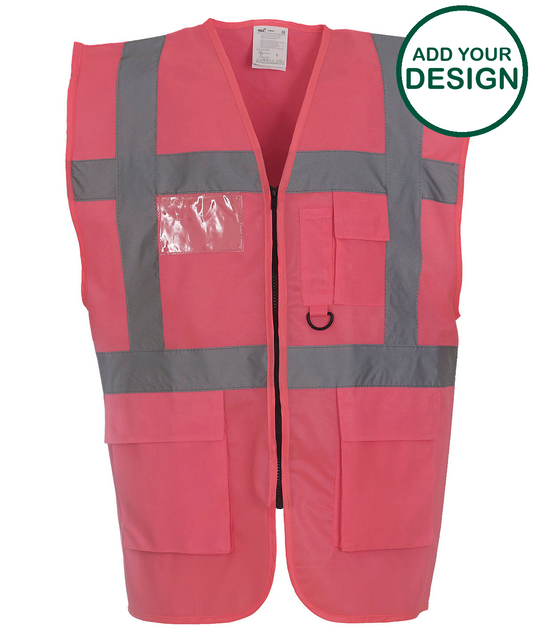 Multifunctional executive hi-vis waistcoat (HVW801)
